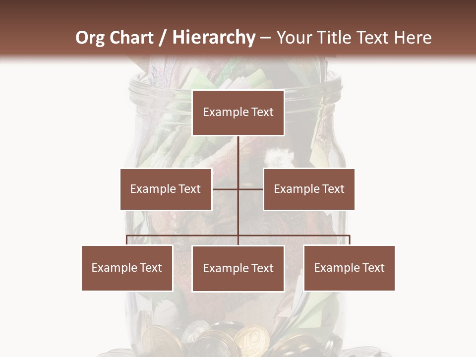 Glass Banknote Hryvnia PowerPoint Template