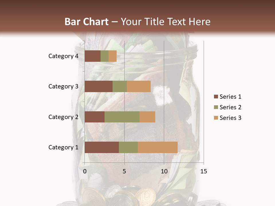 Glass Banknote Hryvnia PowerPoint Template