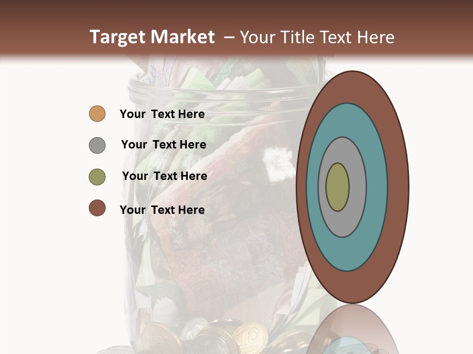 Glass Banknote Hryvnia PowerPoint Template