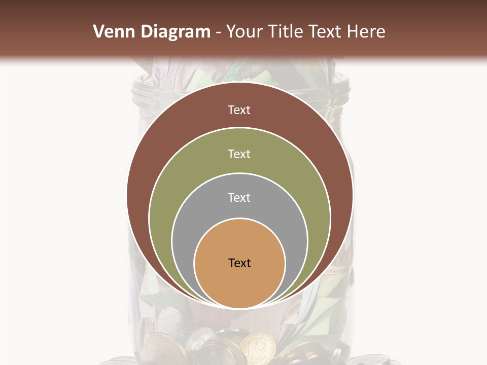 Glass Banknote Hryvnia PowerPoint Template