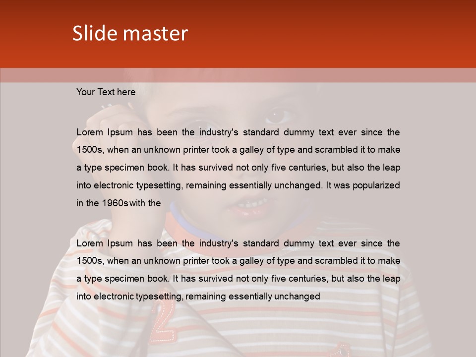 Cute Speak People PowerPoint Template