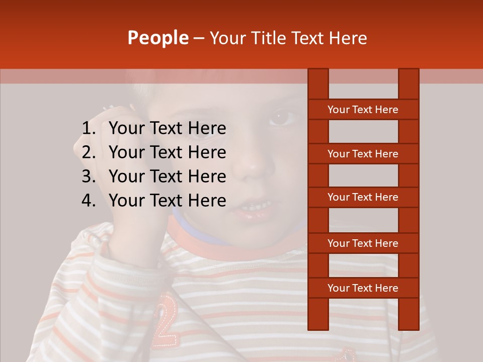 Cute Speak People PowerPoint Template