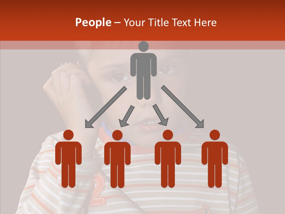Cute Speak People PowerPoint Template