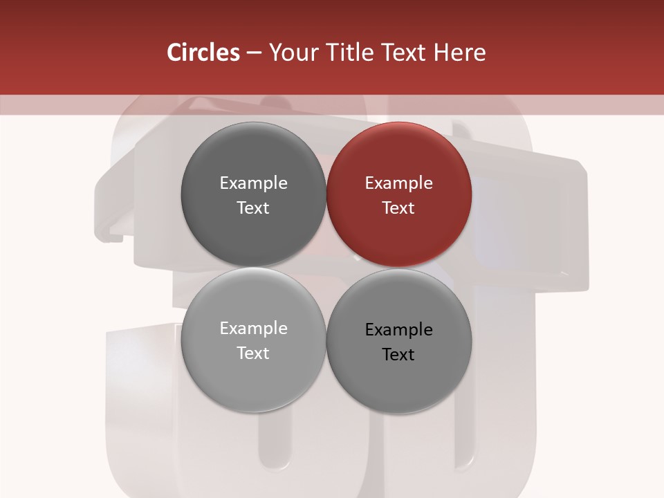 Three Blue Number PowerPoint Template