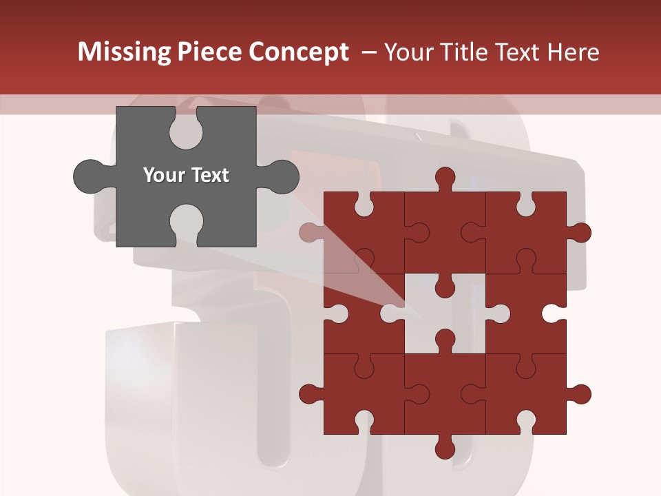 Three Blue Number PowerPoint Template