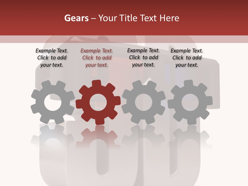 Three Blue Number PowerPoint Template