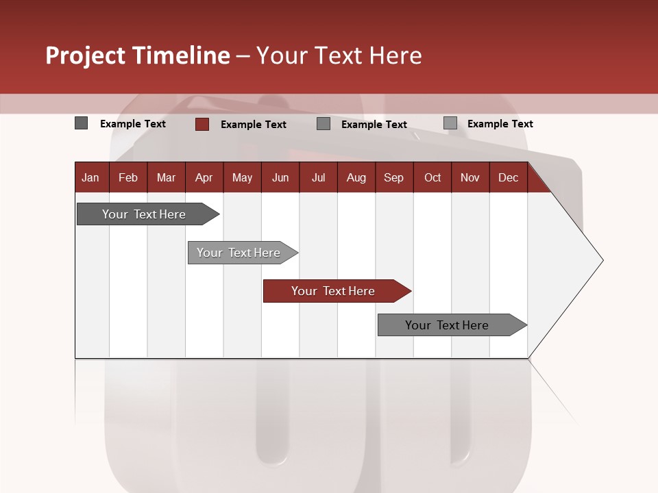 Three Blue Number PowerPoint Template