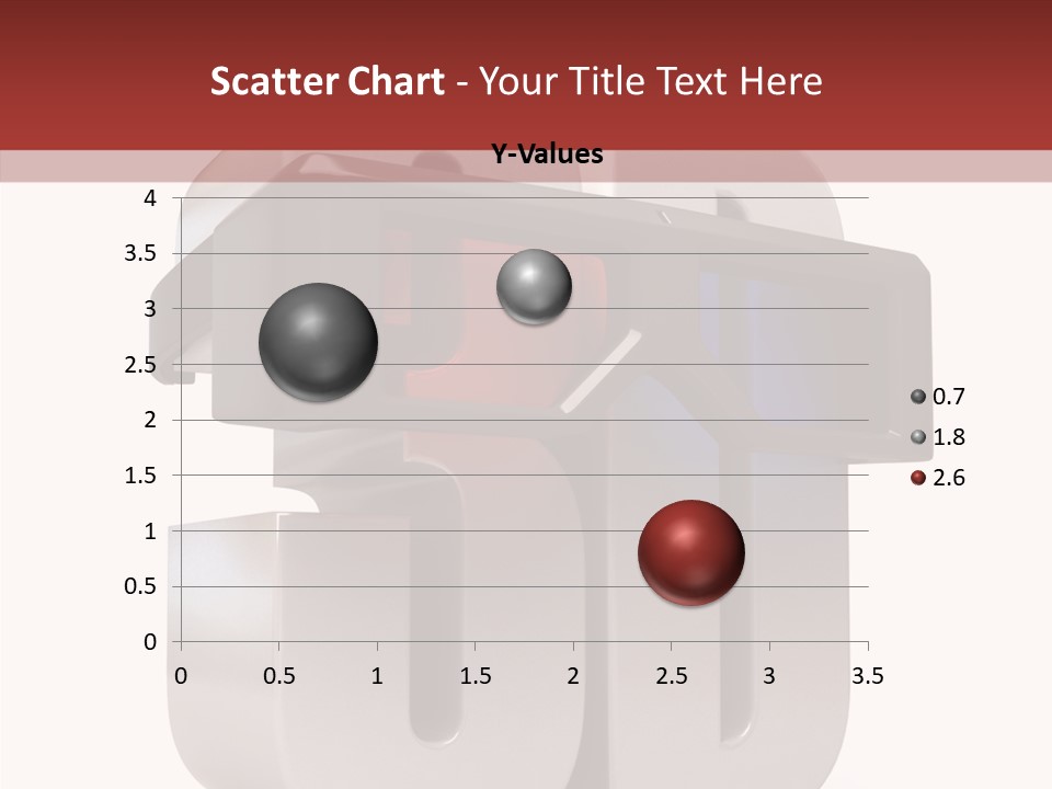 Three Blue Number PowerPoint Template