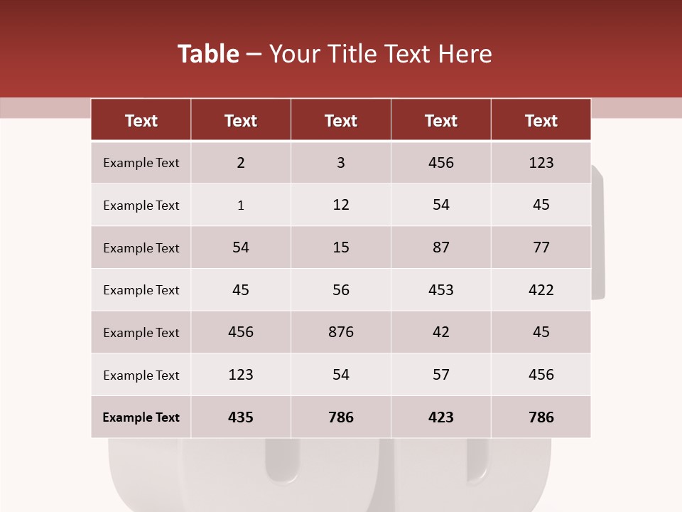 Three Blue Number PowerPoint Template