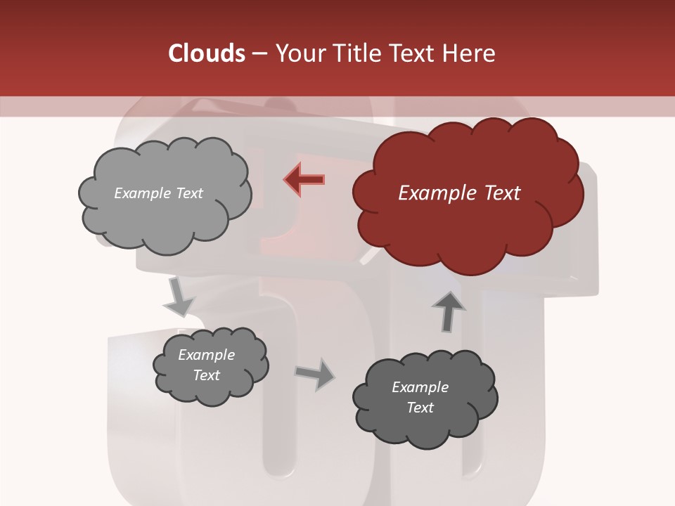 Three Blue Number PowerPoint Template
