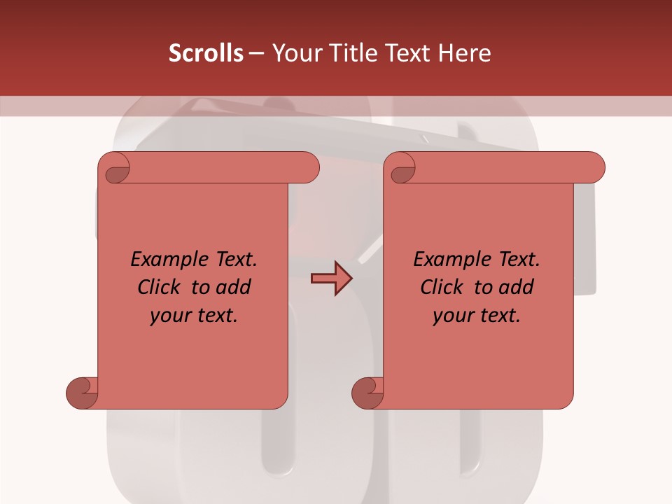 Three Blue Number PowerPoint Template