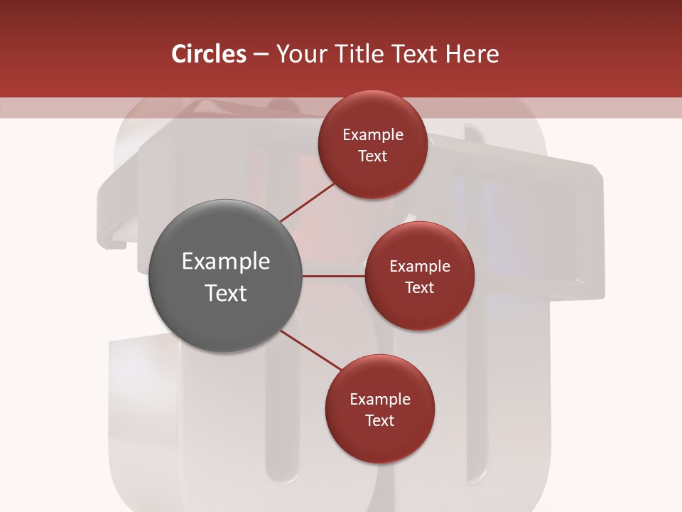 Three Blue Number PowerPoint Template