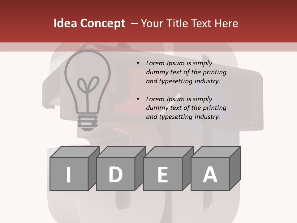 Three Blue Number PowerPoint Template