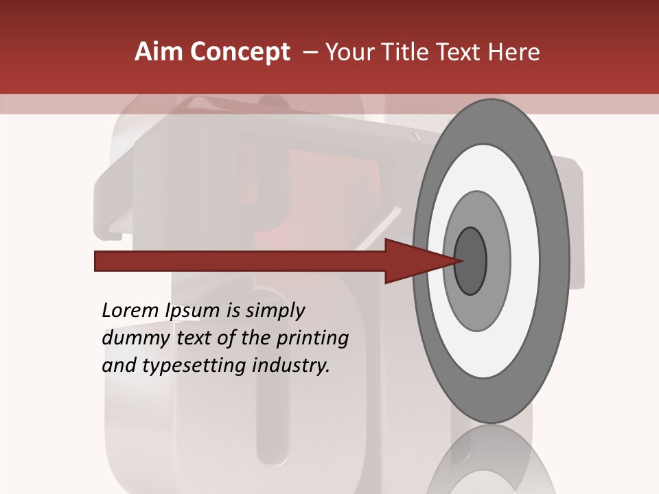 Three Blue Number PowerPoint Template