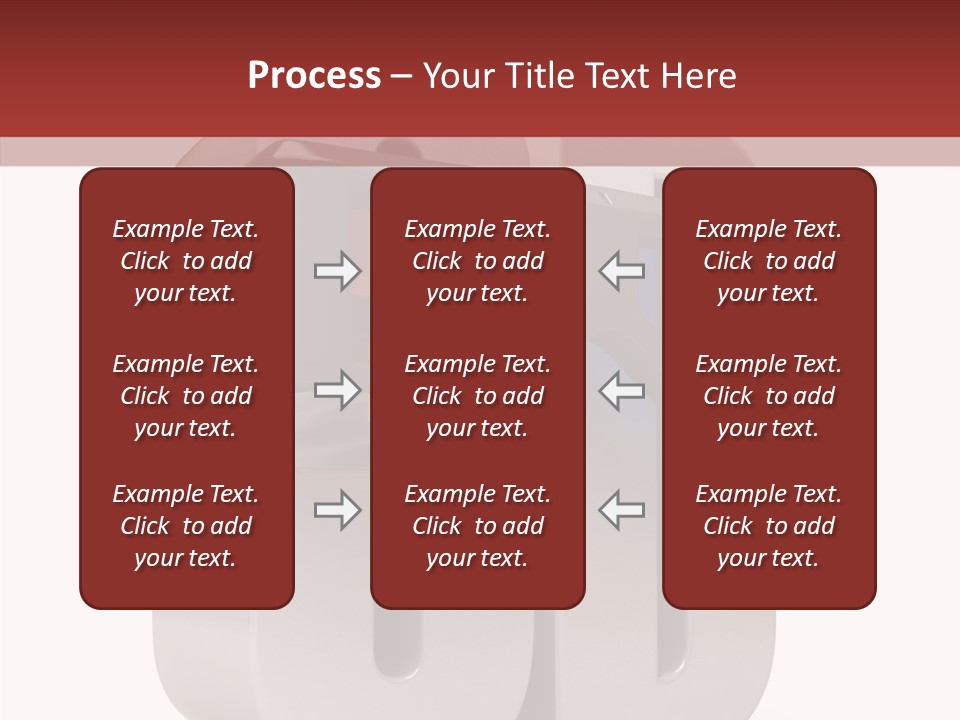 Three Blue Number PowerPoint Template