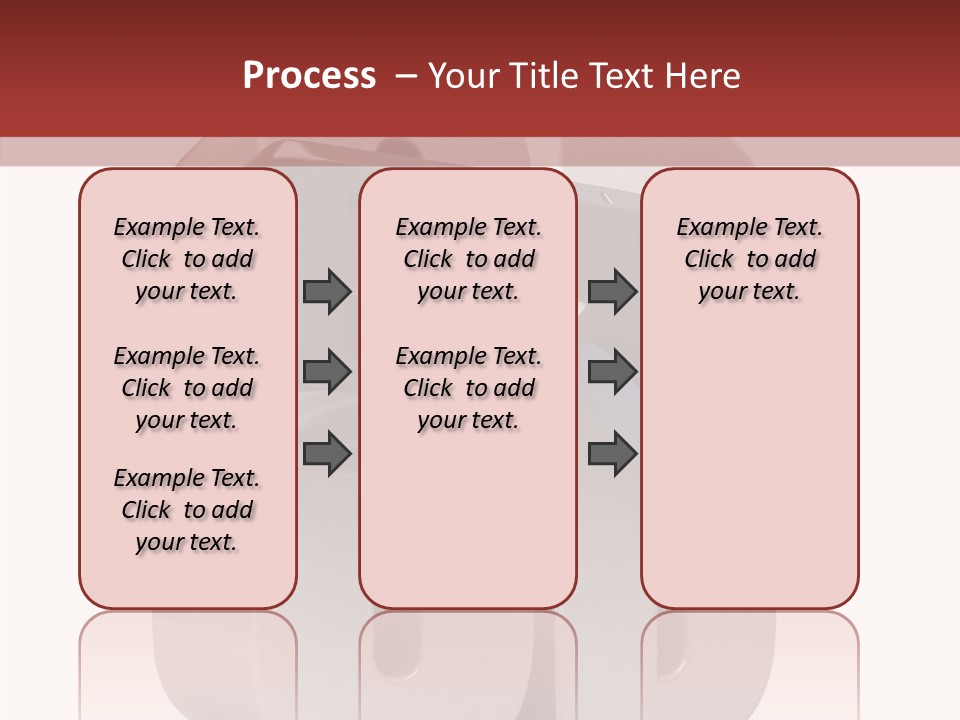 Three Blue Number PowerPoint Template