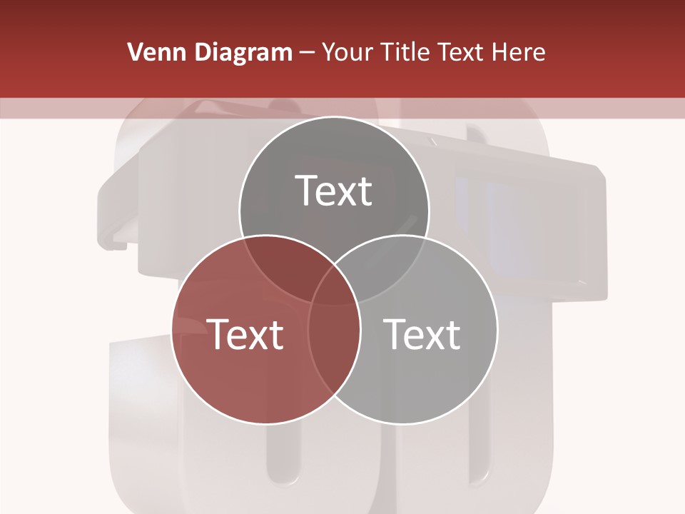 Three Blue Number PowerPoint Template