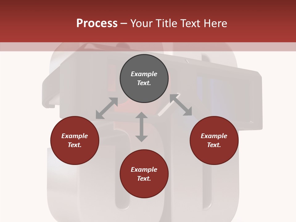 Three Blue Number PowerPoint Template