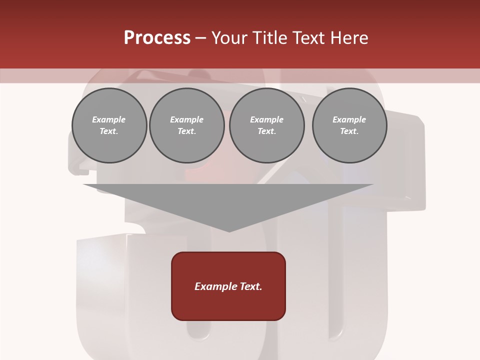 Three Blue Number PowerPoint Template