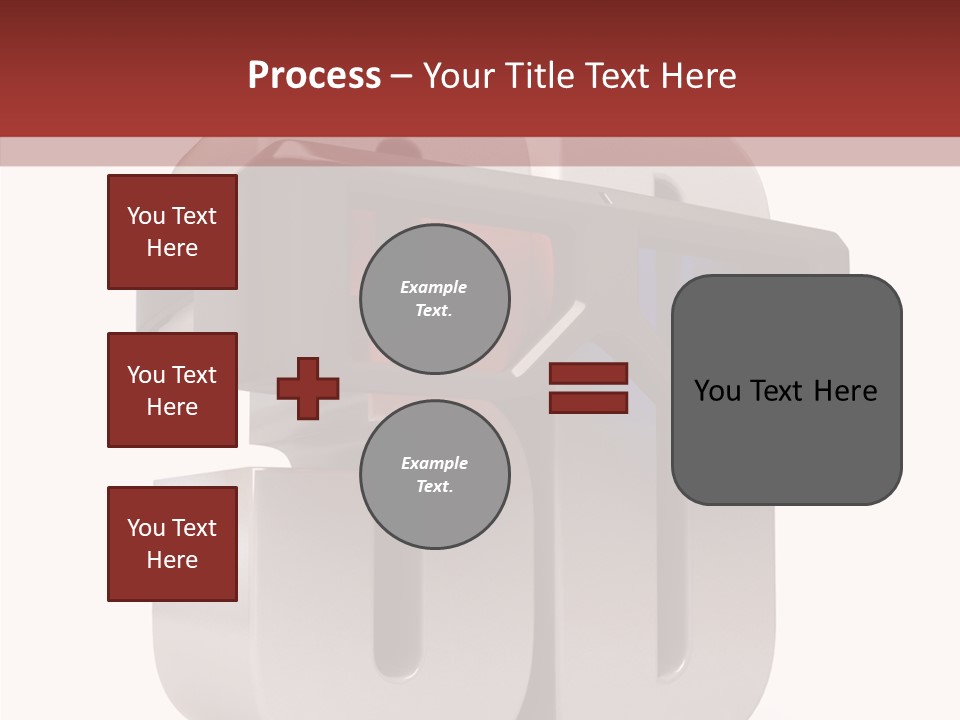 Three Blue Number PowerPoint Template