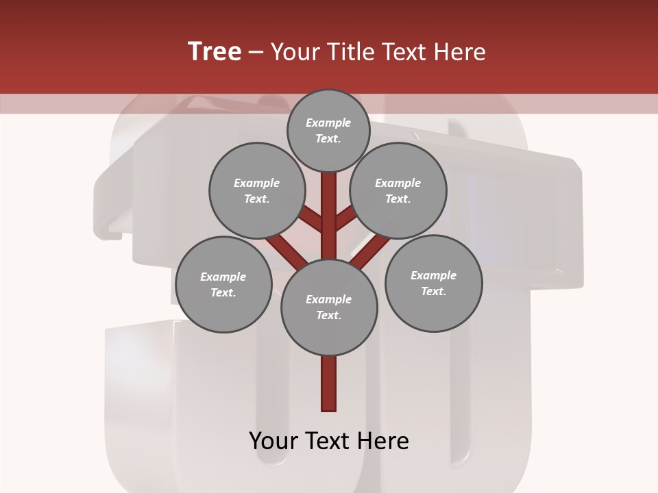 Three Blue Number PowerPoint Template