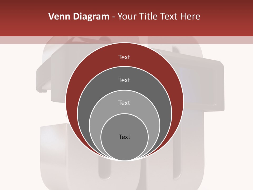 Three Blue Number PowerPoint Template