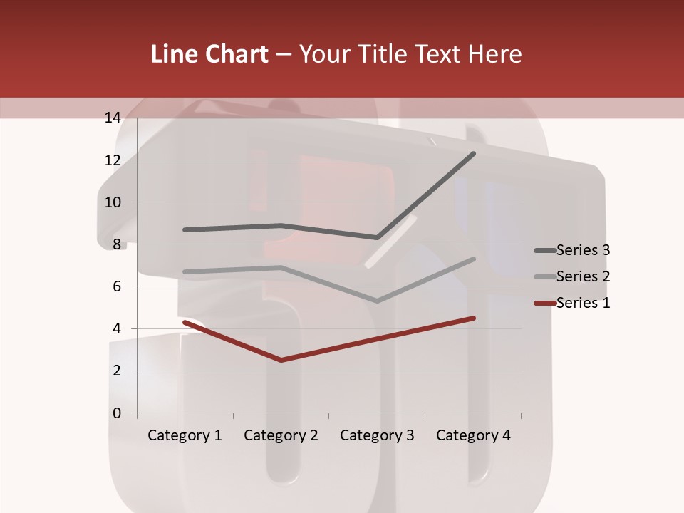 Three Blue Number PowerPoint Template