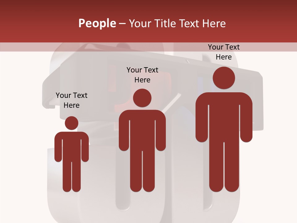 Three Blue Number PowerPoint Template