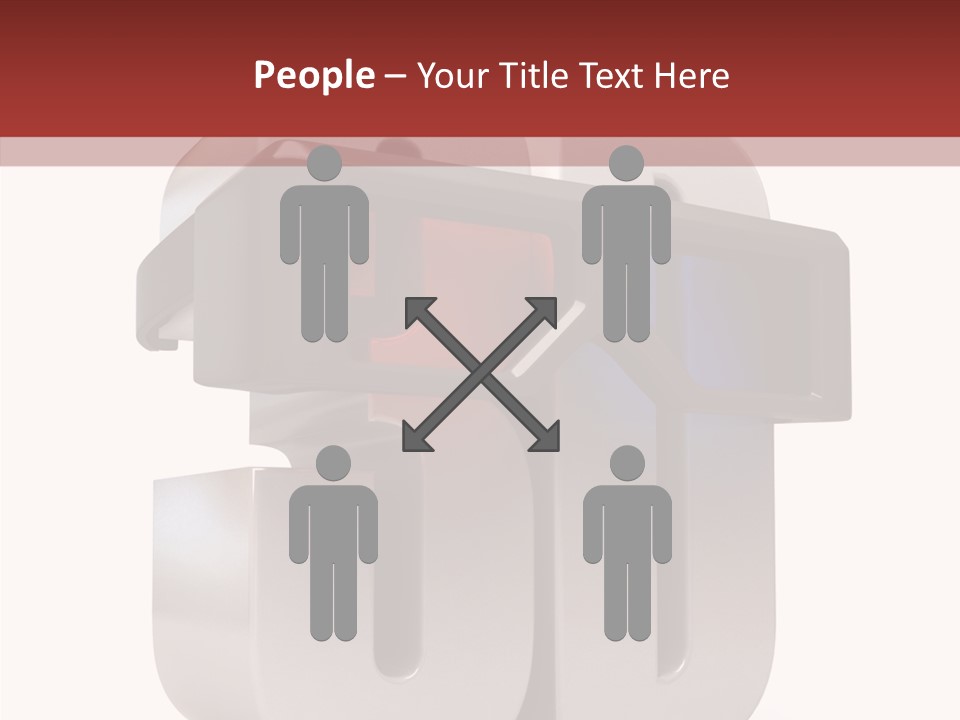 Three Blue Number PowerPoint Template