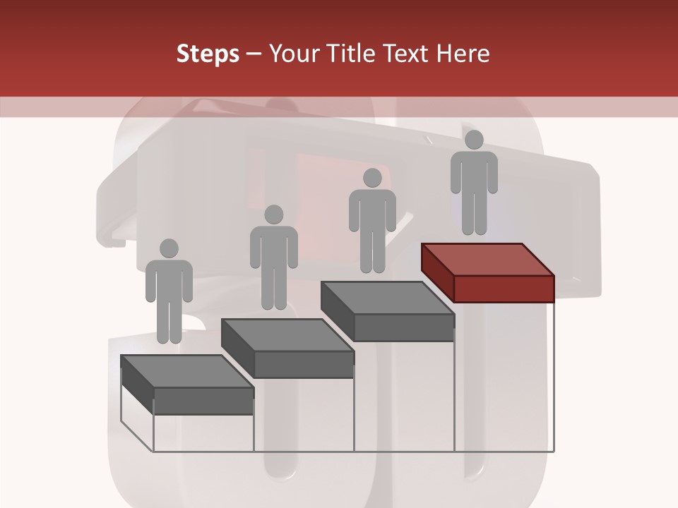 Three Blue Number PowerPoint Template