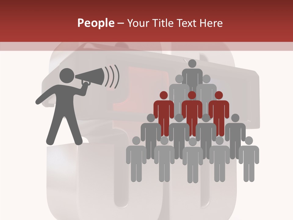 Three Blue Number PowerPoint Template