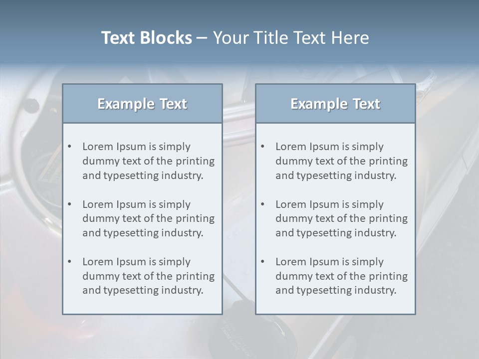 Refill American Concepts PowerPoint Template