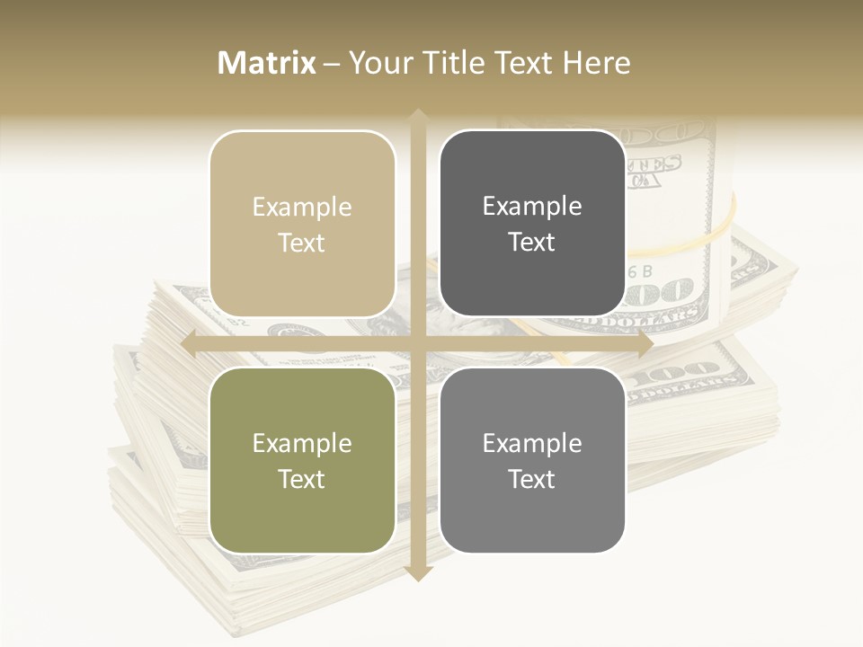 Dollar Band Backdrop PowerPoint Template