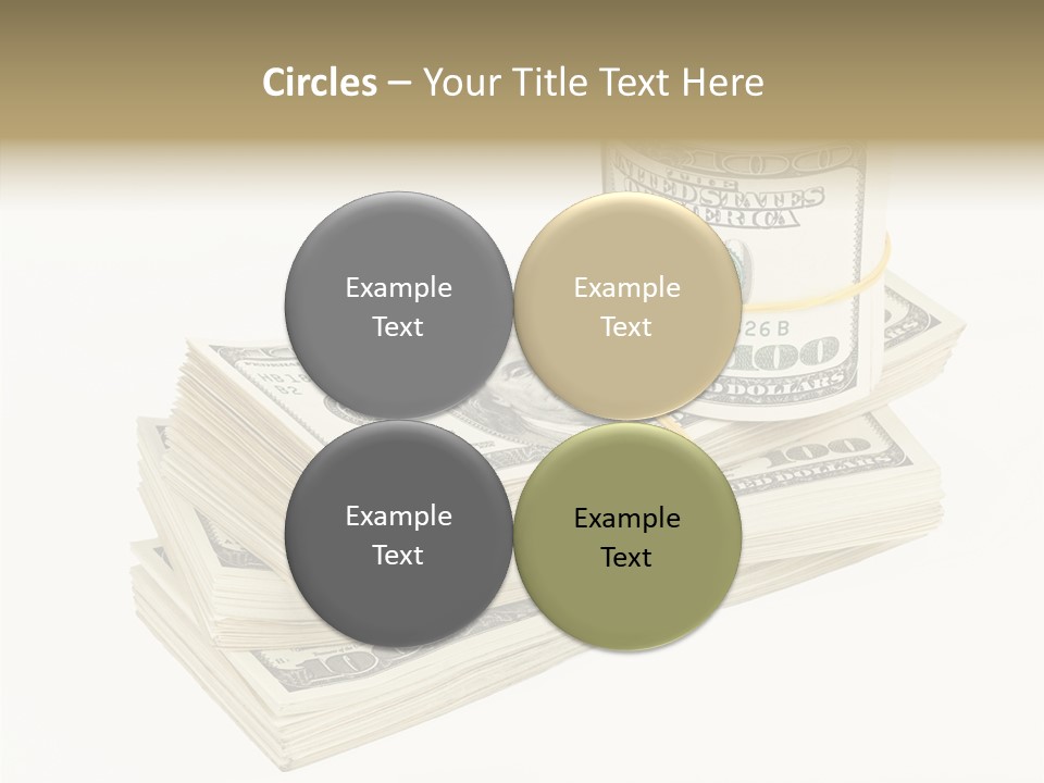 Dollar Band Backdrop PowerPoint Template