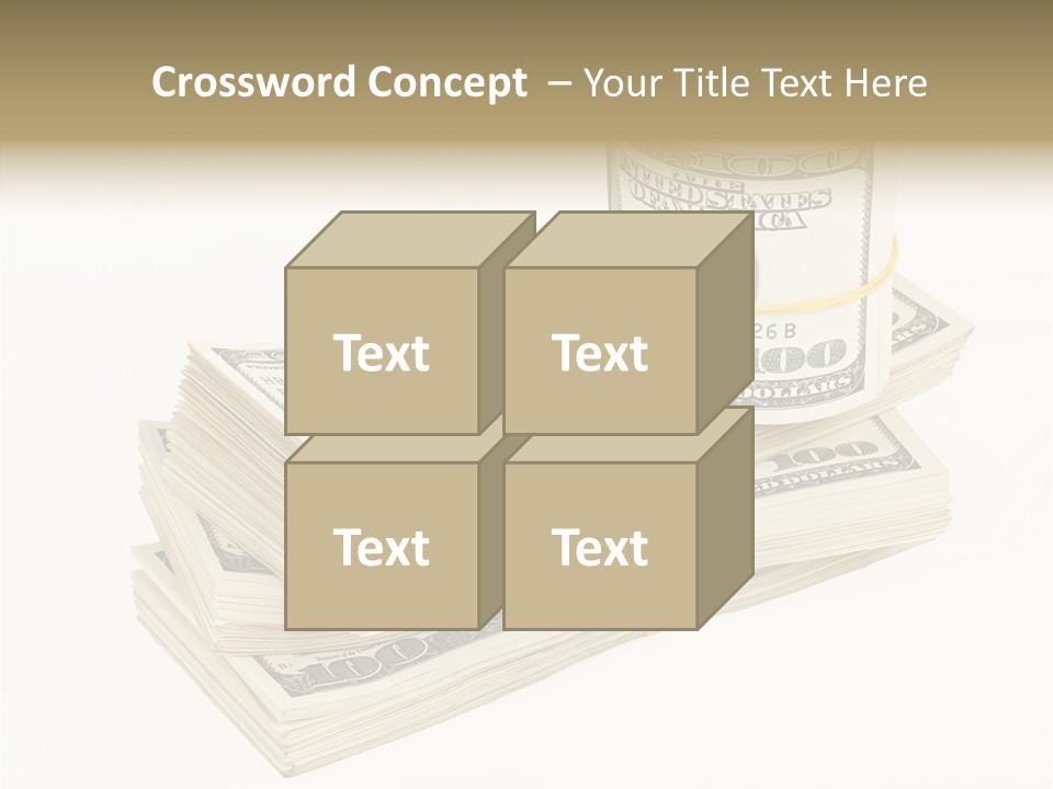 Dollar Band Backdrop PowerPoint Template