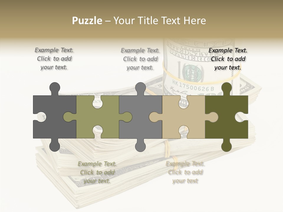 Dollar Band Backdrop PowerPoint Template