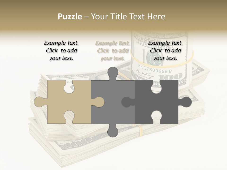 Dollar Band Backdrop PowerPoint Template