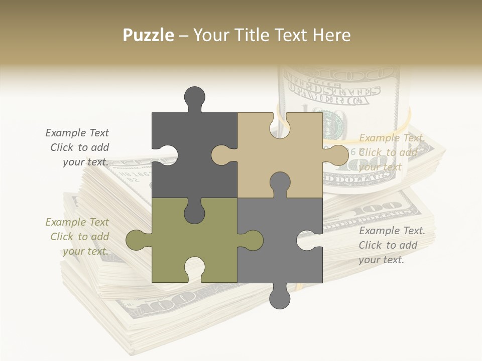 Dollar Band Backdrop PowerPoint Template