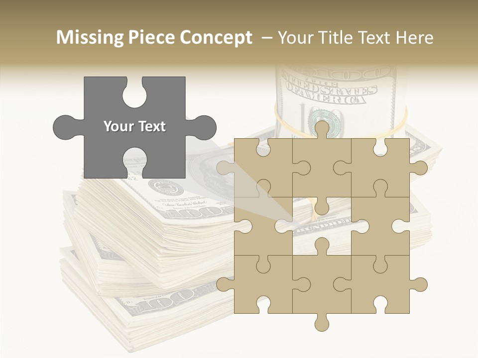 Dollar Band Backdrop PowerPoint Template