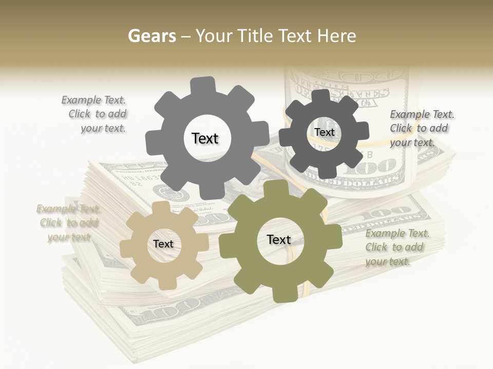 Dollar Band Backdrop PowerPoint Template