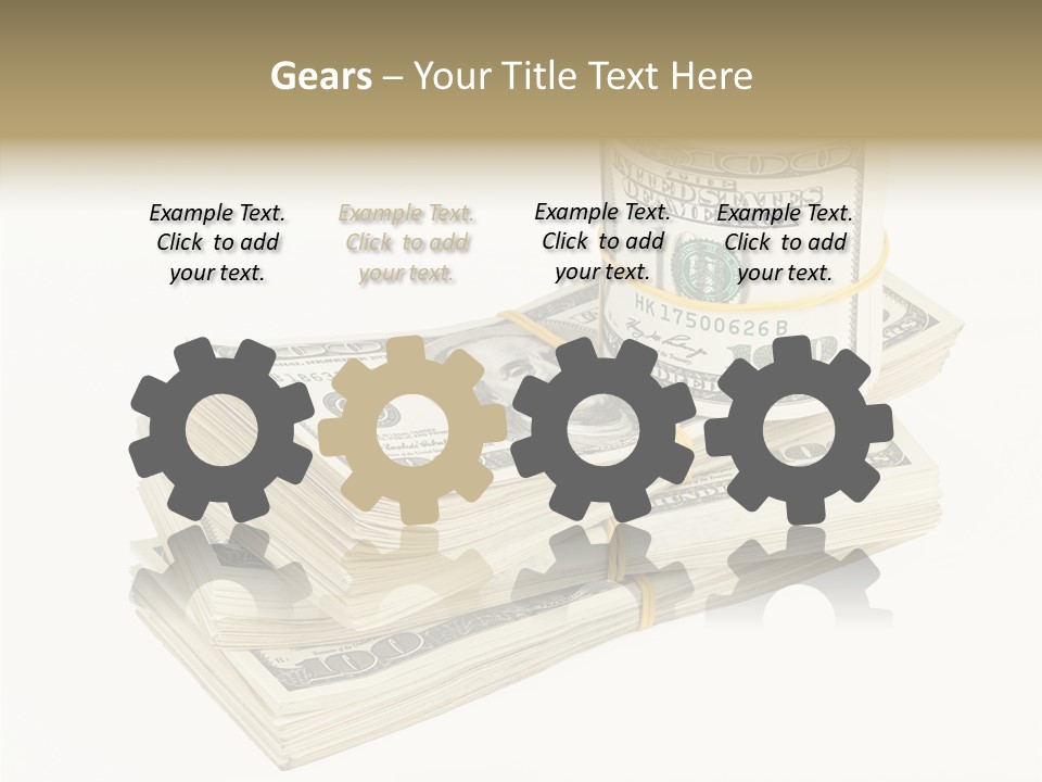 Dollar Band Backdrop PowerPoint Template