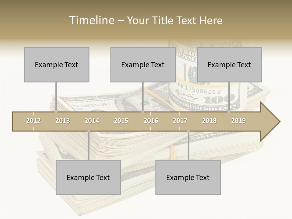 Dollar Band Backdrop PowerPoint Template