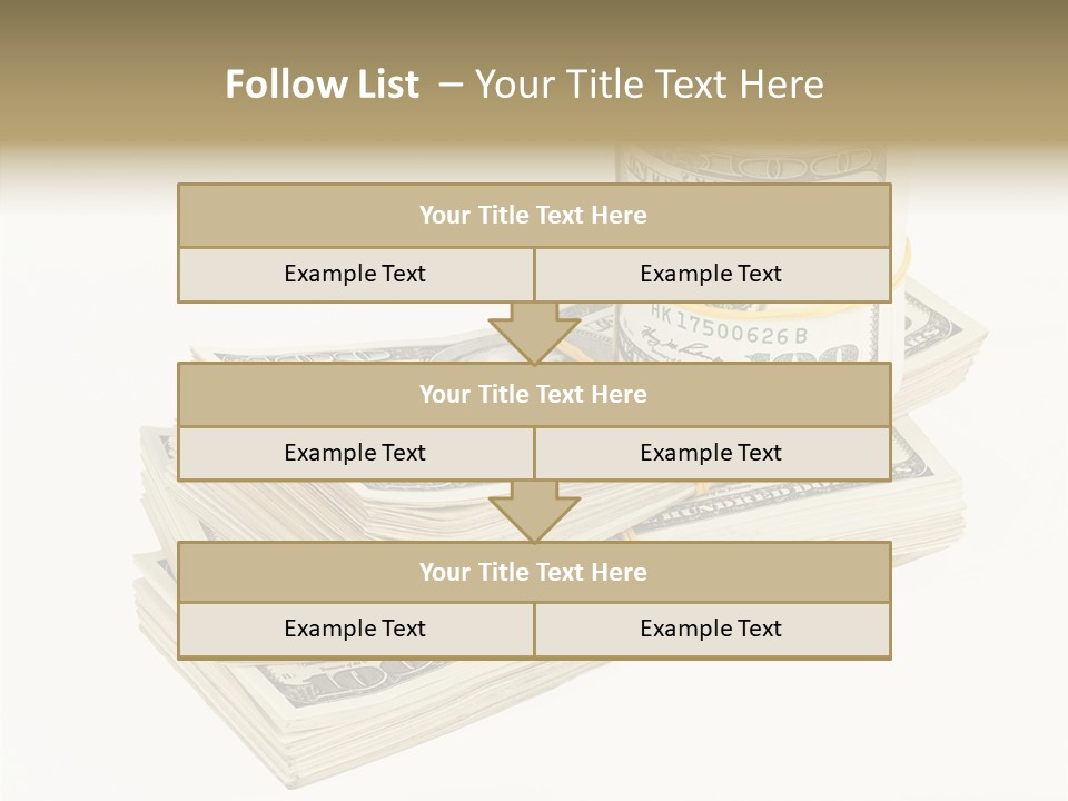 Dollar Band Backdrop PowerPoint Template