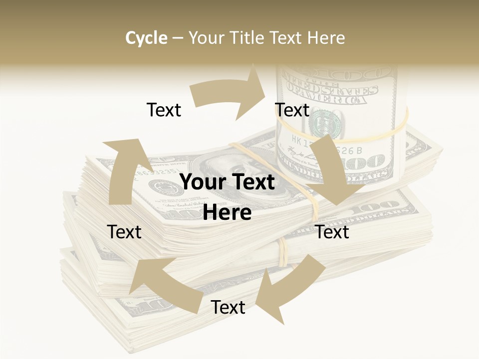 Dollar Band Backdrop PowerPoint Template