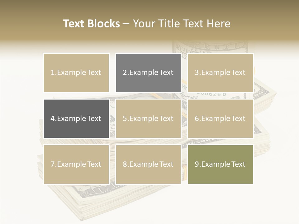 Dollar Band Backdrop PowerPoint Template