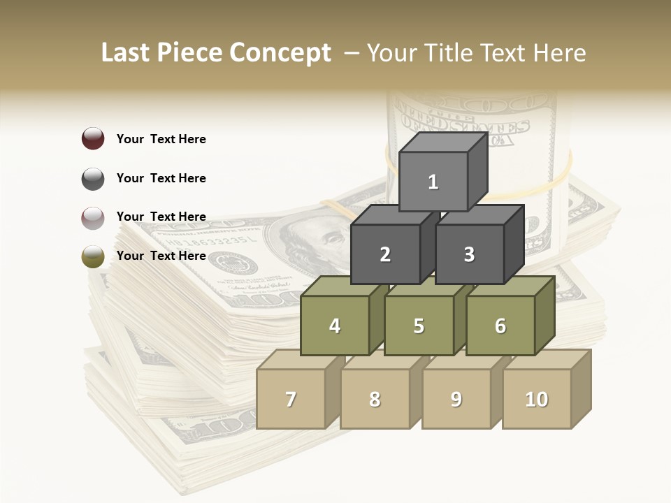 Dollar Band Backdrop PowerPoint Template