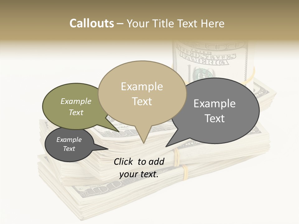 Dollar Band Backdrop PowerPoint Template