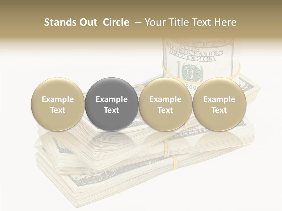 Dollar Band Backdrop PowerPoint Template