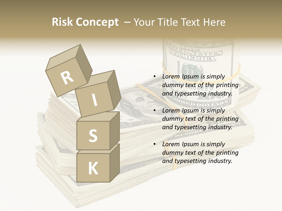 Dollar Band Backdrop PowerPoint Template