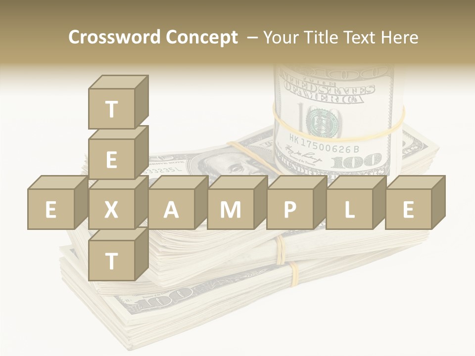 Dollar Band Backdrop PowerPoint Template